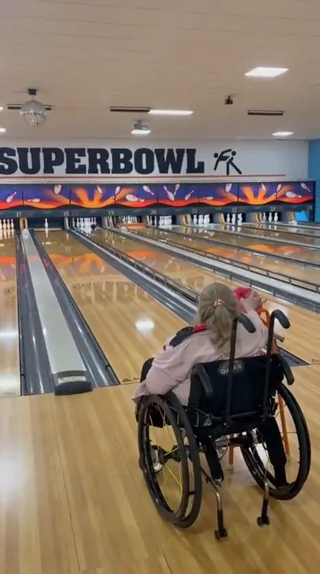 Bowling night, lane four